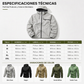 Chaqueta con capucha impermeable para exterior para hombre