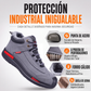Zapatos de seguridad para hombre con puntera de acero antiimpactos