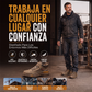 Zapatos de seguridad para hombre con puntera de acero antiimpactos