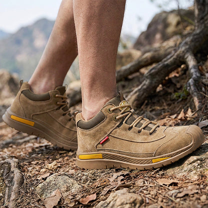 Zapatos de seguridad para hombre con puntera de acero antiimpactos