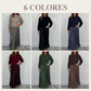 ⏳Oferta especial por tiempo limitado⏰🥰Vestidos plisados elegantes y con estilo de cuello redondo para mujer