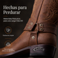 Botas vaqueras occidentales de punta cuadrada para hombre