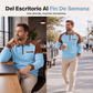 Sudadera casual de punto gofrado con cremallera de un cuarto para hombre