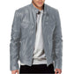 💥-50% AHORRO💥Chaqueta de cuello alto con cremallera de moda para hombre