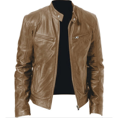 💥-50% AHORRO💥Chaqueta de cuello alto con cremallera de moda para hombre