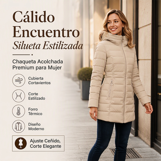 ⏰🔥50% OFF + ENVÍO GRATIS 🧥❄️ Abrigo de Invierno con Capucha para Mujer – Aislante, Cálido y Resistente al Frío para el Día a Día