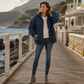 ⏰🔥 ¡50% OFF POR TIEMPO LIMITADO! 🧥✨ Chaqueta Vaquera con Capucha para Mujer – Corte Oversize, Cómoda y Versátil para Otoño e Invierno