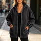 ⏰🔥 ¡50% OFF POR TIEMPO LIMITADO! 🧥✨ Chaqueta Vaquera con Capucha para Mujer – Corte Oversize, Cómoda y Versátil para Otoño e Invierno