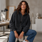 ⏰🔥 ¡50% OFF POR TIEMPO LIMITADO! 🧥✨ Chaqueta Vaquera con Capucha para Mujer – Corte Oversize, Cómoda y Versátil para Otoño e Invierno
