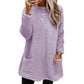 ⏰🔥 ¡50% OFF POR TIEMPO LIMITADO! 🧥✨ Top Cálido de Manga Larga para Mujer – Forro Suave, Bolsillos Prácticos y Comodidad Otoñal