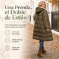 ⏰🔥50% OFF + 🚚ENVÍO GRATIS 🧥❄️ Abrigo Reversible con Capucha para Mujer – Diseño 2 en 1, Forro Sherpa Cálido y Protección contra el Frío