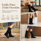 📢50% DESCUENTO📢Botas de media caña desaliñadas con cordones para mujer