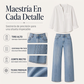 👖🔥 ¡50% OFF POR TIEMPO LIMITADO! Jeans de Pierna Ancha para Mujer con Costuras Delanteras – Cómodos, Favorecedores y Modernos ✨