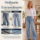 👖🔥 ¡50% OFF POR TIEMPO LIMITADO! Jeans de Pierna Ancha para Mujer con Costuras Delanteras – Cómodos, Favorecedores y Modernos ✨