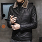 🔥 ¡50% OFF POR TIEMPO LIMITADO! 🧥 Chaqueta de Cuero Hombre Forrada de Felpa – Cálida, Elegante y con Estilo Clásico ✨