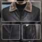 🔥 ¡50% OFF POR TIEMPO LIMITADO! 🧥 Chaqueta de Cuero Hombre Forrada de Felpa – Cálida, Elegante y con Estilo Clásico ✨