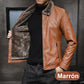 🔥 ¡50% OFF POR TIEMPO LIMITADO! 🧥 Chaqueta de Cuero Hombre Forrada de Felpa – Cálida, Elegante y con Estilo Clásico ✨
