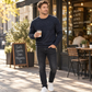 ⏰🔥 ¡50% OFF POR TIEMPO LIMITADO! 🧥 Sudadera de Cuello Redondo con Forro de Pana para Hombre – Calidez Superior, Estilo Elegante y Comodidad Todo el Día