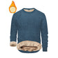 ⏰🔥 ¡50% OFF POR TIEMPO LIMITADO! 🧥 Sudadera de Cuello Redondo con Forro de Pana para Hombre – Calidez Superior, Estilo Elegante y Comodidad Todo el Día