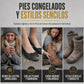🚚 50% OFF + ENVÍO GRATIS 🚚 Botines de mujer – tacón medio con plataforma, punta redonda, vuelta doblada y correa con hebilla