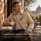 🍂 RENUEVA CLOSET🍂 Chaqueta cortavientos de algodón puro para hombre – ideal para trabajo y entretiempo