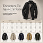 🍂 RENUEVA CLOSET🍂 Chaqueta cortavientos de algodón puro para hombre – ideal para trabajo y entretiempo
