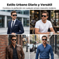 Gafas de sol de moda cuadradas retro para hombre