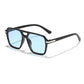 Gafas de sol de moda cuadradas retro para hombre