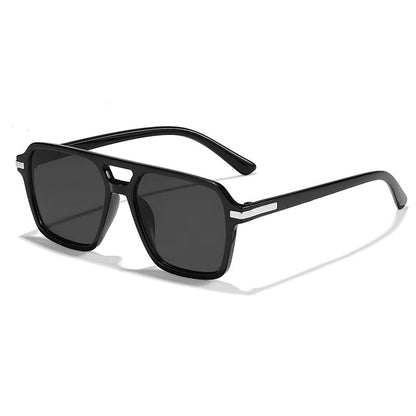 Gafas de sol de moda cuadradas retro para hombre