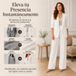 🔥 50% OFF + ENVÍO GRATIS 👩‍💼 Conjunto Mujer de Chaqueta de Traje con Cuello Chal y Pantalón Ancho – Elegante, Cómodo y Sofisticado ✨