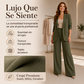 🔥 50% OFF + ENVÍO GRATIS 👩‍💼 Conjunto Mujer de Chaqueta de Traje con Cuello Chal y Pantalón Ancho – Elegante, Cómodo y Sofisticado ✨