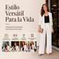 🔥 50% OFF + ENVÍO GRATIS 👩‍💼 Conjunto Mujer de Chaqueta de Traje con Cuello Chal y Pantalón Ancho – Elegante, Cómodo y Sofisticado ✨