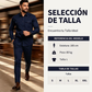 🎯 ¡50 % de descuento + envío gratis! 🚚 Conjunto de dos piezas de poliéster para hombre: camisa y pantalón