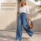 🔥 50% DE DESCUENTO + ENVÍO GRATIS 👖 Vaqueros Anchos de Cintura Alta para Mujer – Estilo Urbano, Cómodos y Elegantes ✨