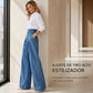 🔥 50% DE DESCUENTO + ENVÍO GRATIS 👖 Vaqueros Anchos de Cintura Alta para Mujer – Estilo Urbano, Cómodos y Elegantes ✨