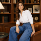 🔥 50% DE DESCUENTO + ENVÍO GRATIS 👖 Vaqueros Anchos de Cintura Alta para Mujer – Estilo Urbano, Cómodos y Elegantes ✨