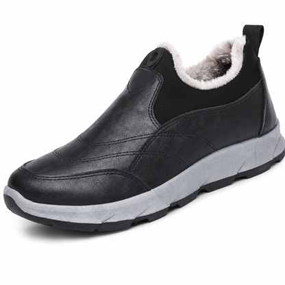 🎯 OPORTUNIDAD 🎯 Zapatos de invierno para hombre – algodón con forro polar, impermeables, antideslizantes y suaves, para adultos mayores