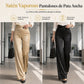 🍂RENUEVA CLOSET🍂Pantalones de satén de talle alto y pierna ancha – elegantes y con cintura asimétrica