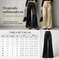 🍂RENUEVA CLOSET🍂Pantalones de satén de talle alto y pierna ancha – elegantes y con cintura asimétrica