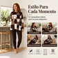 🗣️TENDENCIA AHORA🗣️ Conjunto de mujer – top de manga larga estampado y leggings