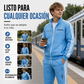 🔥 Superventas 🏆 | Envío GRATIS 🚚 |  Conjunto para hombre: chaqueta con cremallera completa y pantalones con estampado geométrico