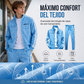 🔥 Superventas 🏆 | Envío GRATIS 🚚 |  Conjunto para hombre: chaqueta con cremallera completa y pantalones con estampado geométrico