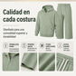 🔥 🚚 50% OFF + ENVÍO GRATIS 🧥👖 Conjunto Casual para Hombre de Sudadera con Capucha y Media Cremallera + Pantalón de Pierna Ancha – Cómodo, Moderno y Versátil ✨