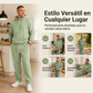 🔥 🚚 50% OFF + ENVÍO GRATIS 🧥👖 Conjunto Casual para Hombre de Sudadera con Capucha y Media Cremallera + Pantalón de Pierna Ancha – Cómodo, Moderno y Versátil ✨