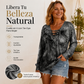 ⚡REBAJA EXPRESS⚡Top de mujer con estampado tie-dye, cordones y cuello en V