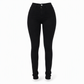 Pantalones de vestir ajustados de talle alto para mujer