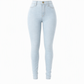 Pantalones de vestir ajustados de talle alto para mujer