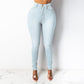 Pantalones de vestir ajustados de talle alto para mujer