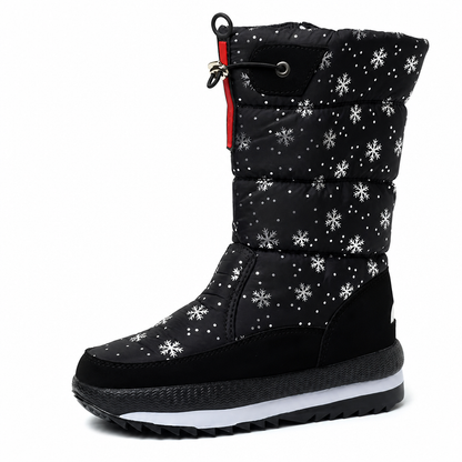 ❄️ 50% DTO + ENVÍO GRATIS 🚚 Botas altas de nieve para mujer – impermeables, antideslizantes, forro de pelo grueso y suela gruesa👢✨