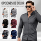 🔥 ¡50% OFF POR TIEMPO LIMITADO! 👔✨ Camisa Elegante de Manga Larga con Solapa y Botones para Hombre – Clásica, Sofisticada y Versátil